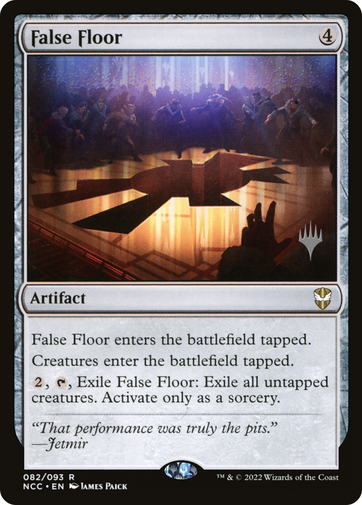 False Floor (PNCC-82P) - New Capenna Commander Promos Foil - Premium MTG Single from Wizards of the Coast - Just $0.26! Shop now at Game Crave Tournament Store