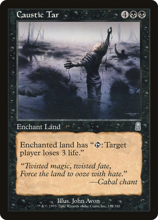 Caustic Tar (ODY-122) - Odyssey - Premium MTG Single from Wizards of the Coast - Just $0.08! Shop now at Game Crave Tournament Store