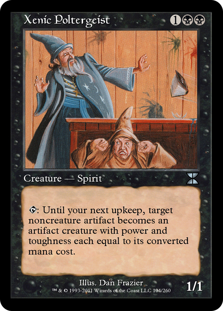 Xenic Poltergeist (ME4-104) - Masters Edition IV - Premium MTG Single from Wizards of the Coast - Just $0! Shop now at Game Crave Tournament Store