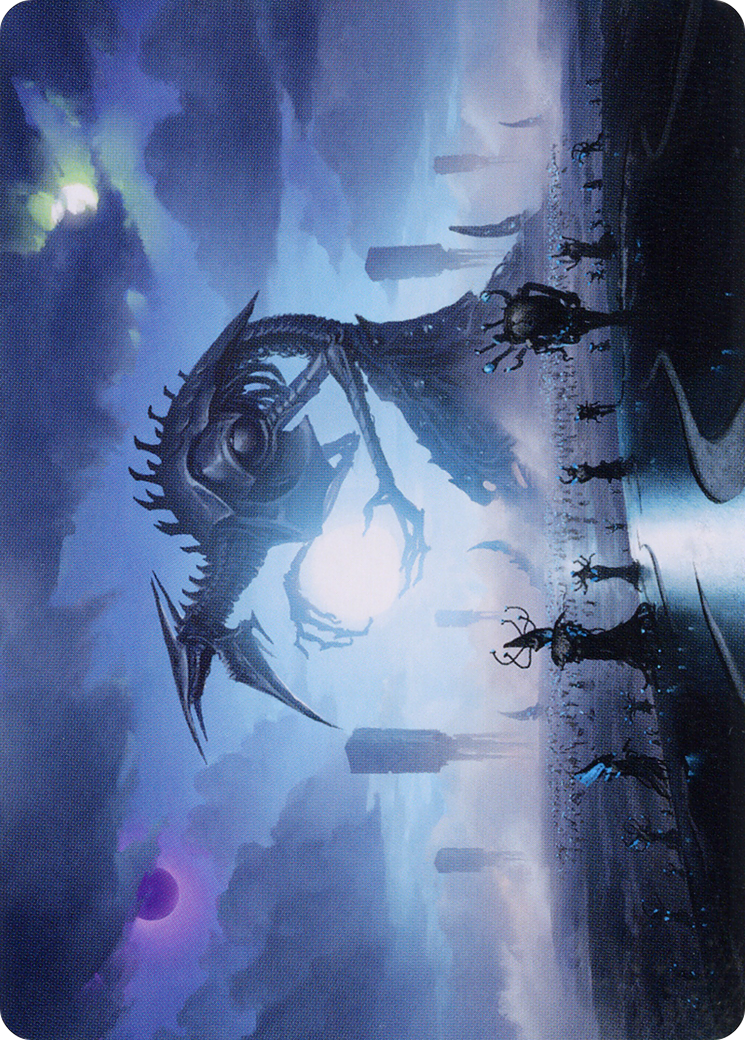 Blue Sun's Twilight // Blue Sun's Twilight (AONE-013) - Phyrexia: All Will Be One Art Series (Borderless) - Premium MTG Single from Wizards of the Coast - Just $0! Shop now at Game Crave Tournament Store