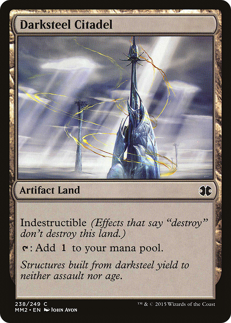 Darksteel Citadel (MM2-238) - Modern Masters 2015 - Premium MTG Single from Wizards of the Coast - Just $0.65! Shop now at Game Crave Tournament Store