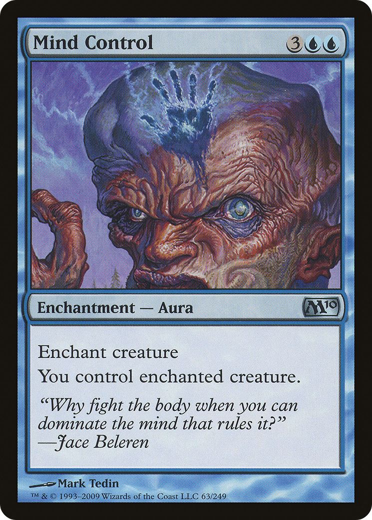Mind Control (M10-063) - Magic 2010 Foil - Premium MTG Single from Wizards of the Coast - Just $0.12! Shop now at Game Crave Tournament Store