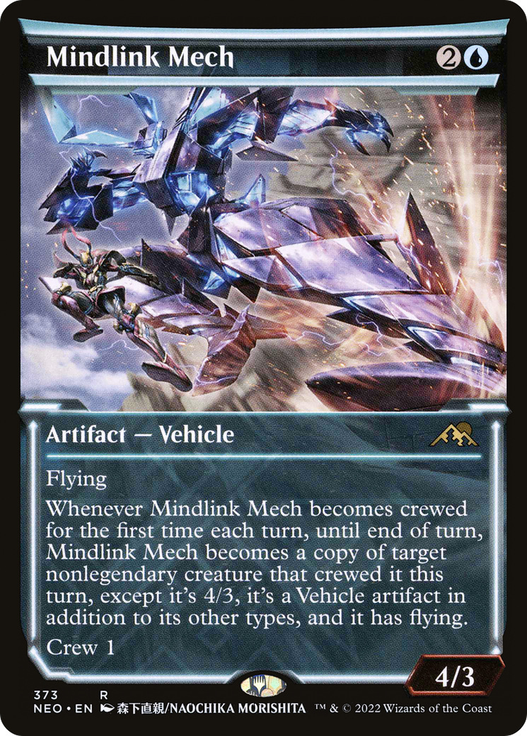 Mindlink Mech (NEO-373) - Kamigawa: Neon Dynasty: (Showcase) - Premium MTG Single from Wizards of the Coast - Just $0.08! Shop now at Game Crave Tournament Store