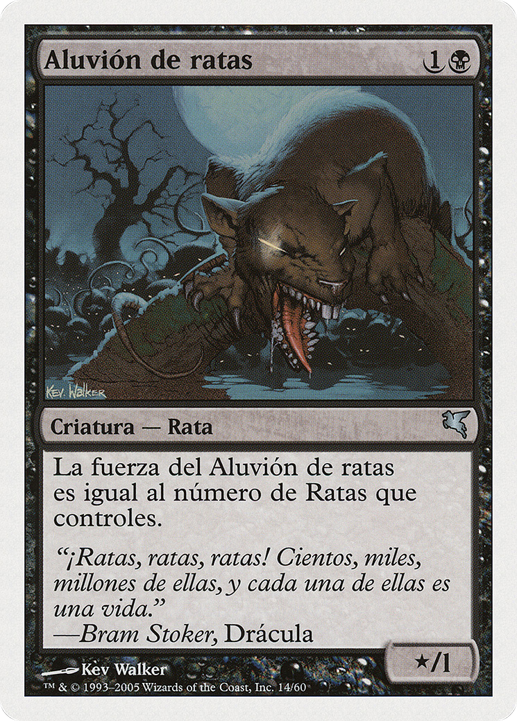 Swarm of Rats (PSAL-A14) - Salvat 2005 - Premium MTG Single from Wizards of the Coast - Just $2.40! Shop now at Game Crave Tournament Store