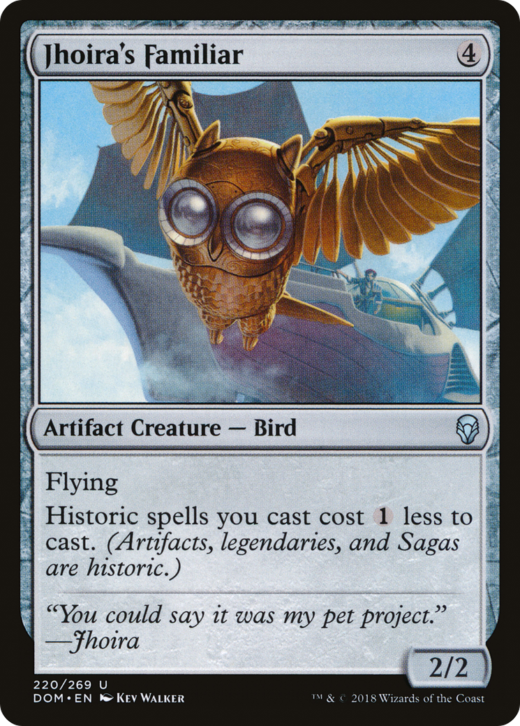 Jhoira's Familiar (DOM-220) - Dominaria - Premium MTG Single from Wizards of the Coast - Just $0.83! Shop now at Game Crave Tournament Store