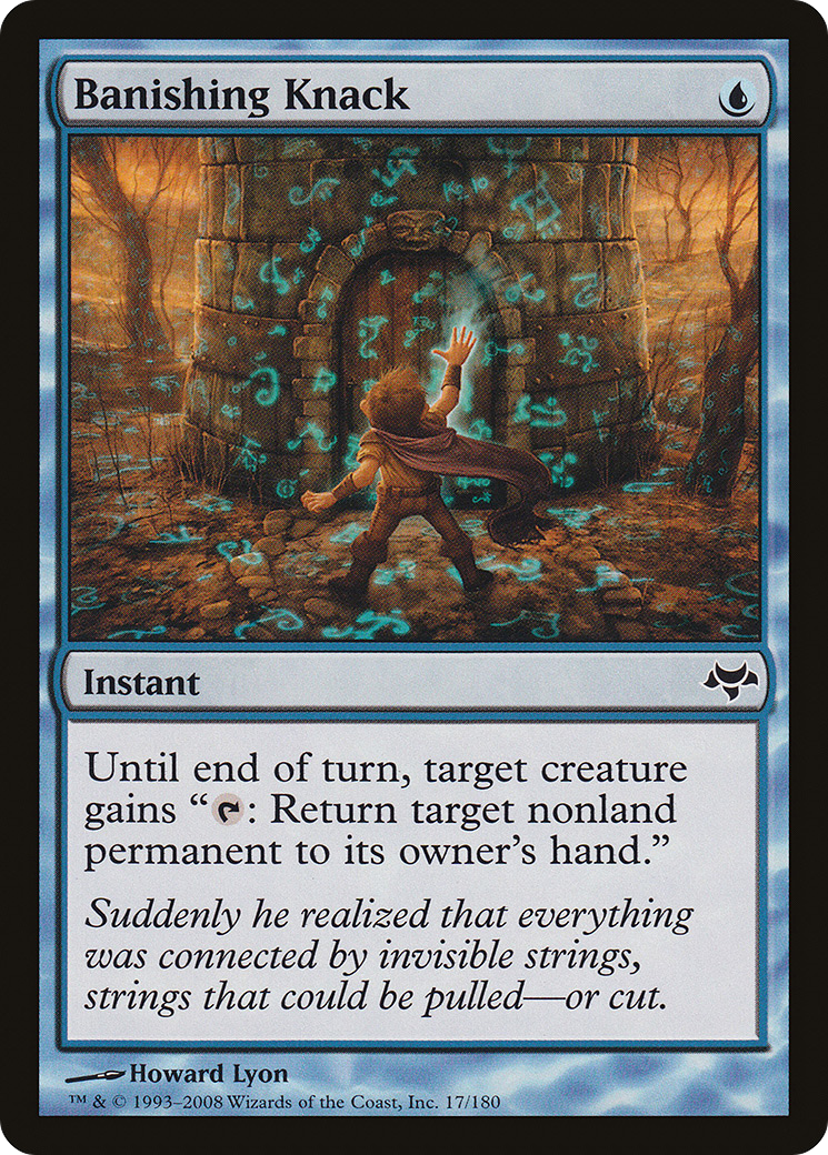 Banishing Knack (EVE-017) - Eventide Foil - Premium MTG Single from Wizards of the Coast - Just $71.75! Shop now at Game Crave Tournament Store