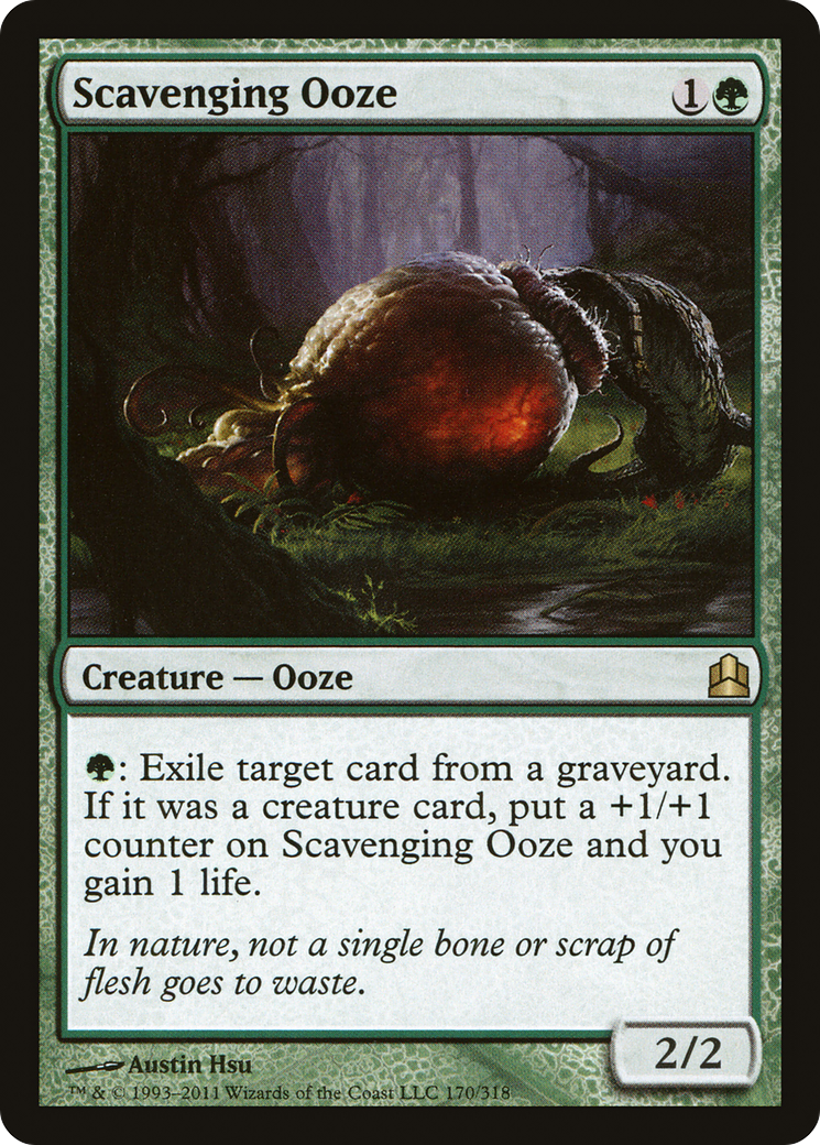 Scavenging Ooze (CMD-170) - Commander 2011 - Premium MTG Single from Wizards of the Coast - Just $0.12! Shop now at Game Crave Tournament Store