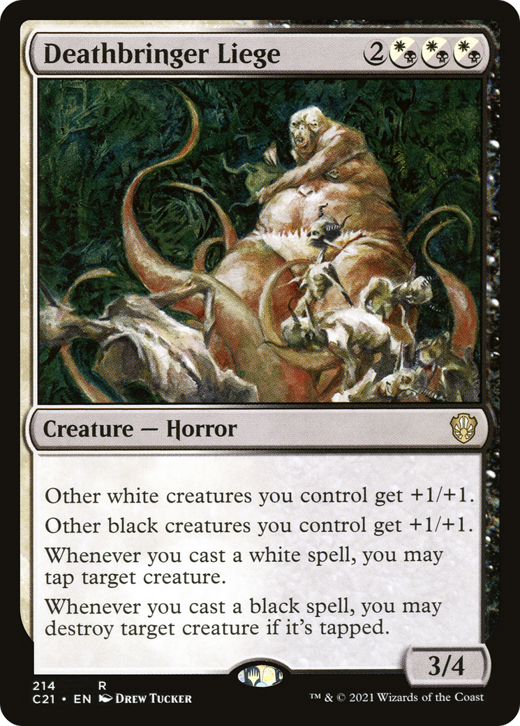Deathbringer Liege (C21-214) - Commander 2021 - Premium MTG Single from Wizards of the Coast - Just $0.32! Shop now at Game Crave Tournament Store