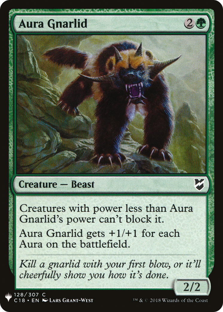 Aura Gnarlid (MB1-1126) - Mystery Booster - Premium MTG Single from Wizards of the Coast - Just $0.08! Shop now at Game Crave Tournament Store