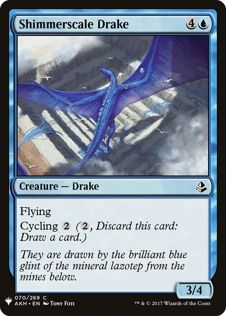 Shimmerscale Drake (MB1-486) - Mystery Booster - Premium MTG Single from Wizards of the Coast - Just $0.08! Shop now at Game Crave Tournament Store