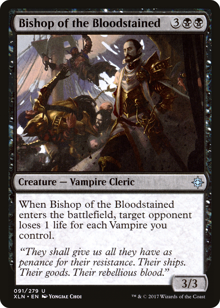 Bishop of the Bloodstained (XLN-091) - Ixalan Foil - Premium MTG Single from Wizards of the Coast - Just $0.11! Shop now at Game Crave Tournament Store