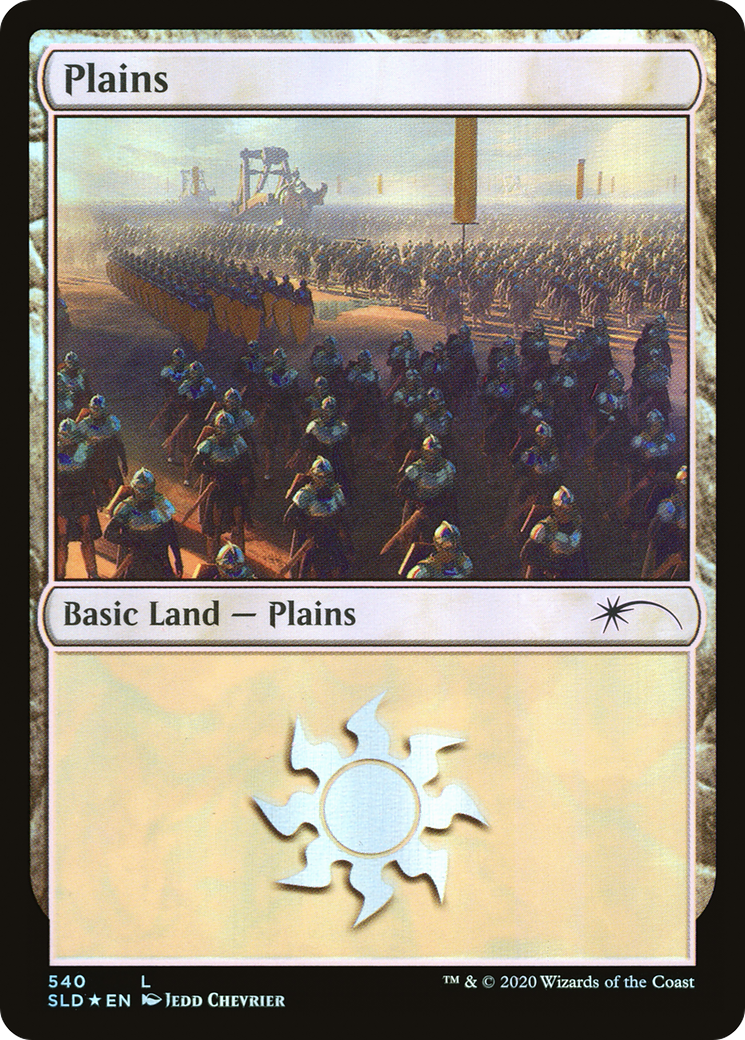 Plains (SLD-540) - Secret Lair Drop Foil - Premium MTG Single from Wizards of the Coast - Just $2.09! Shop now at Game Crave Tournament Store
