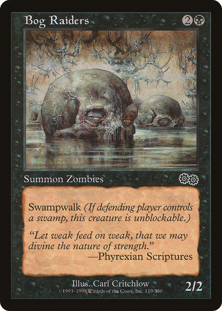 Bog Raiders (USG-119) - Urza's Saga - Premium MTG Single from Wizards of the Coast - Just $0.08! Shop now at Game Crave Tournament Store