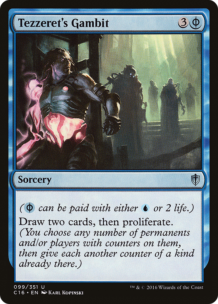 Tezzeret's Gambit (C16-099) - Commander 2016 - Premium MTG Single from Wizards of the Coast - Just $0.10! Shop now at Game Crave Tournament Store