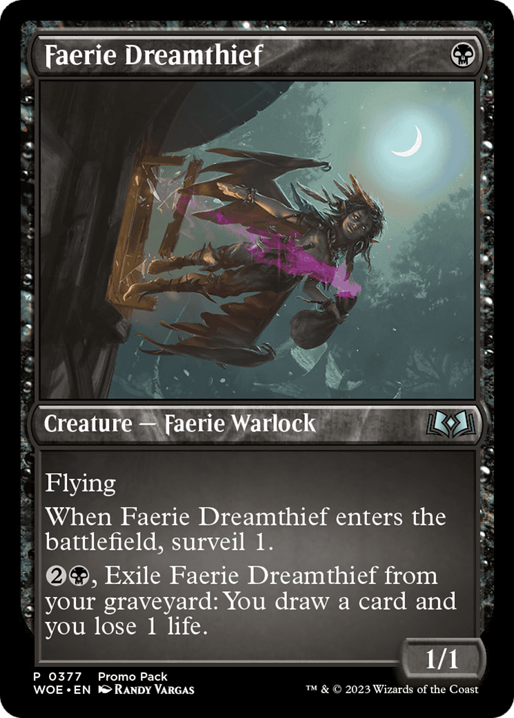 Faerie Dreamthief (WOE-377) - Wilds of Eldraine Foil - Premium MTG Single from Wizards of the Coast - Just $0.16! Shop now at Game Crave Tournament Store