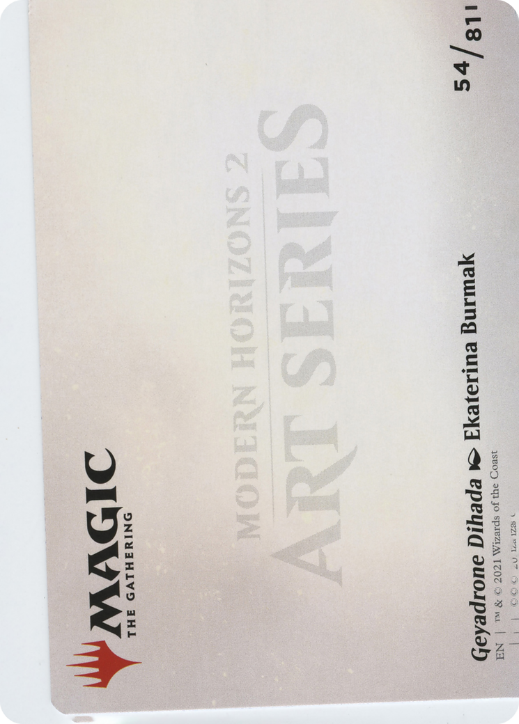 Geyadrone Dihada // Geyadrone Dihada (AMH2-054) - Modern Horizons 2 Art Series (Borderless) - Premium MTG Single from Wizards of the Coast - Just $0! Shop now at Game Crave Tournament Store