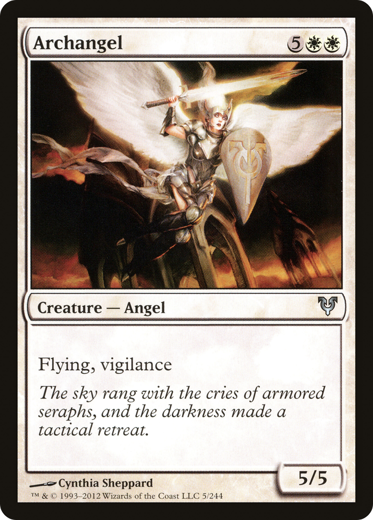 Archangel (AVR-005) - Avacyn Restored - Premium MTG Single from Wizards of the Coast - Just $0.08! Shop now at Game Crave Tournament Store