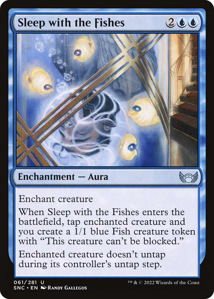 Sleep with the Fishes (SNC-061) - Streets of New Capenna - Premium MTG Single from Wizards of the Coast - Just $0.08! Shop now at Game Crave Tournament Store