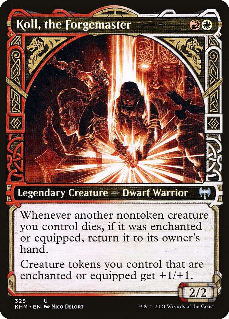 Koll, the Forgemaster (KHM-325) - Kaldheim: (Showcase) - Premium MTG Single from Wizards of the Coast - Just $0.08! Shop now at Game Crave Tournament Store
