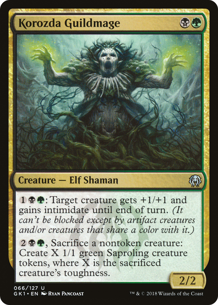 Korozda Guildmage (GK1-066) - GRN Guild Kit - Premium MTG Single from Wizards of the Coast - Just $0.18! Shop now at Game Crave Tournament Store