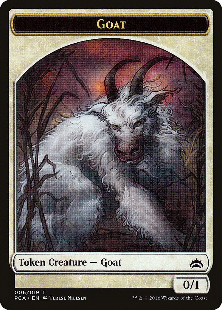 Goat (TPCA-006) - Planechase Anthology Tokens - Premium MTG Single from Wizards of the Coast - Just $0.25! Shop now at Game Crave Tournament Store