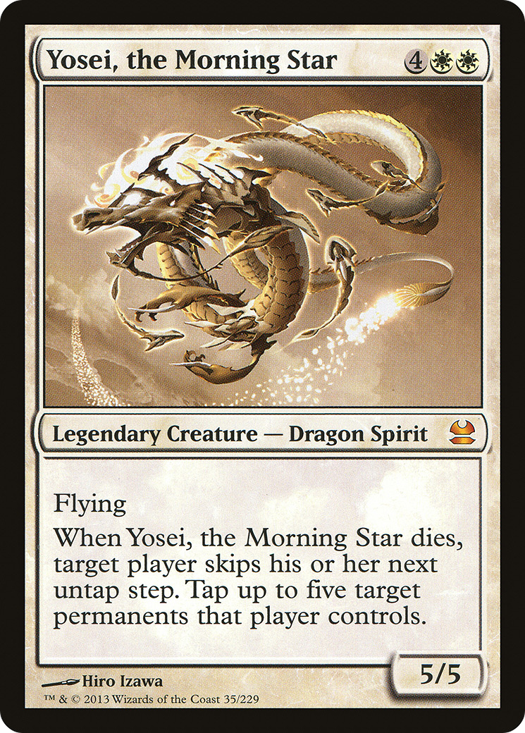 Yosei, the Morning Star (MMA-035) - Modern Masters Foil - Premium MTG Single from Wizards of the Coast - Just $8.93! Shop now at Game Crave Tournament Store