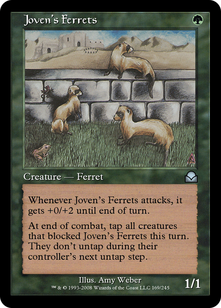Joven's Ferrets (ME2-169) - Masters Edition II - Premium MTG Single from Wizards of the Coast - Just $0! Shop now at Game Crave Tournament Store