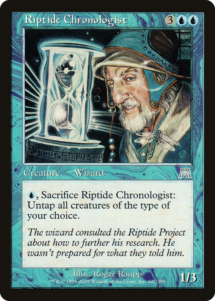 Riptide Chronologist (ONS-107) - Onslaught Foil - Premium MTG Single from Wizards of the Coast - Just $0.14! Shop now at Game Crave Tournament Store