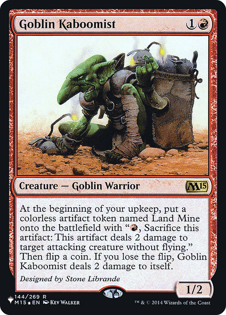 Goblin Kaboomist (PHED-027) - Heads I Win, Tails You Lose Foil - Premium MTG Single from Wizards of the Coast - Just $0.11! Shop now at Game Crave Tournament Store