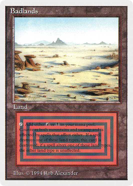 Badlands (SUM-282) - Summer Magic / Edgar - Premium MTG Single from Wizards of the Coast - Just $0! Shop now at Game Crave Tournament Store