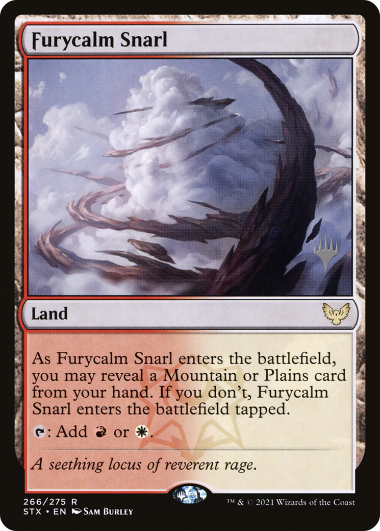 Furycalm Snarl (PSTX-266P) - Strixhaven: School of Mages Promos - Premium MTG Single from Wizards of the Coast - Just $0.15! Shop now at Game Crave Tournament Store