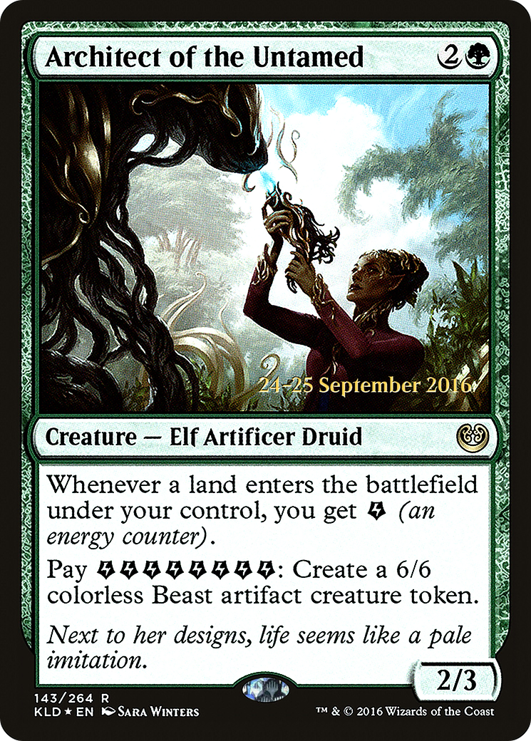 Architect of the Untamed (PKLD-143S) - Kaladesh Promos Foil - Premium MTG Single from Wizards of the Coast - Just $0.27! Shop now at Game Crave Tournament Store