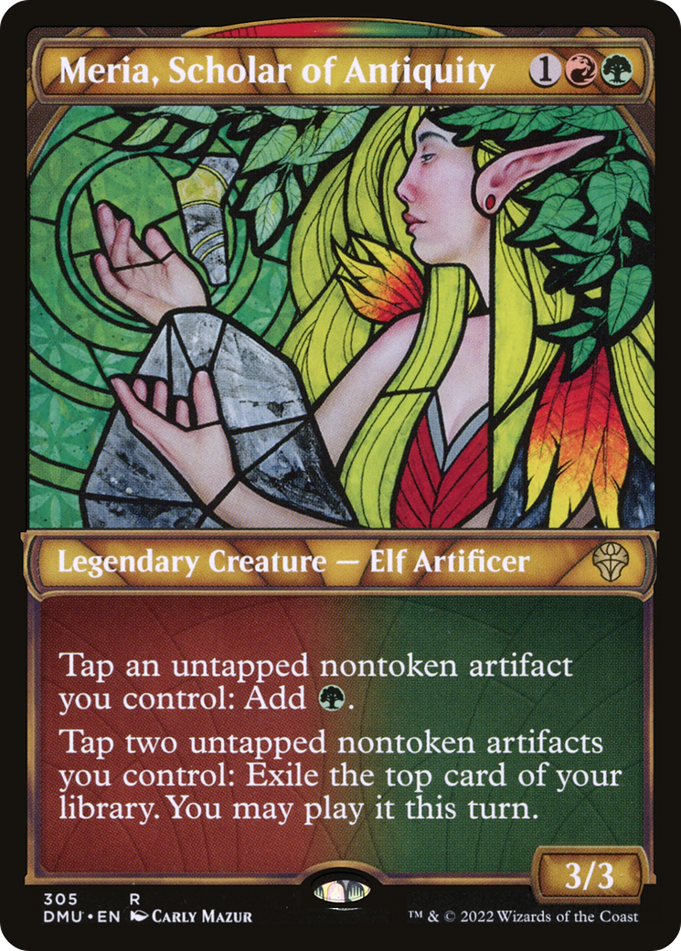 Meria, Scholar of Antiquity (DMU-305) - Dominaria United: (Showcase) - Premium MTG Single from Wizards of the Coast - Just $0.08! Shop now at Game Crave Tournament Store