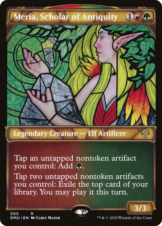 Meria, Scholar of Antiquity (DMU-305) - Dominaria United: (Showcase) - Premium MTG Single from Wizards of the Coast - Just $0.08! Shop now at Game Crave Tournament Store