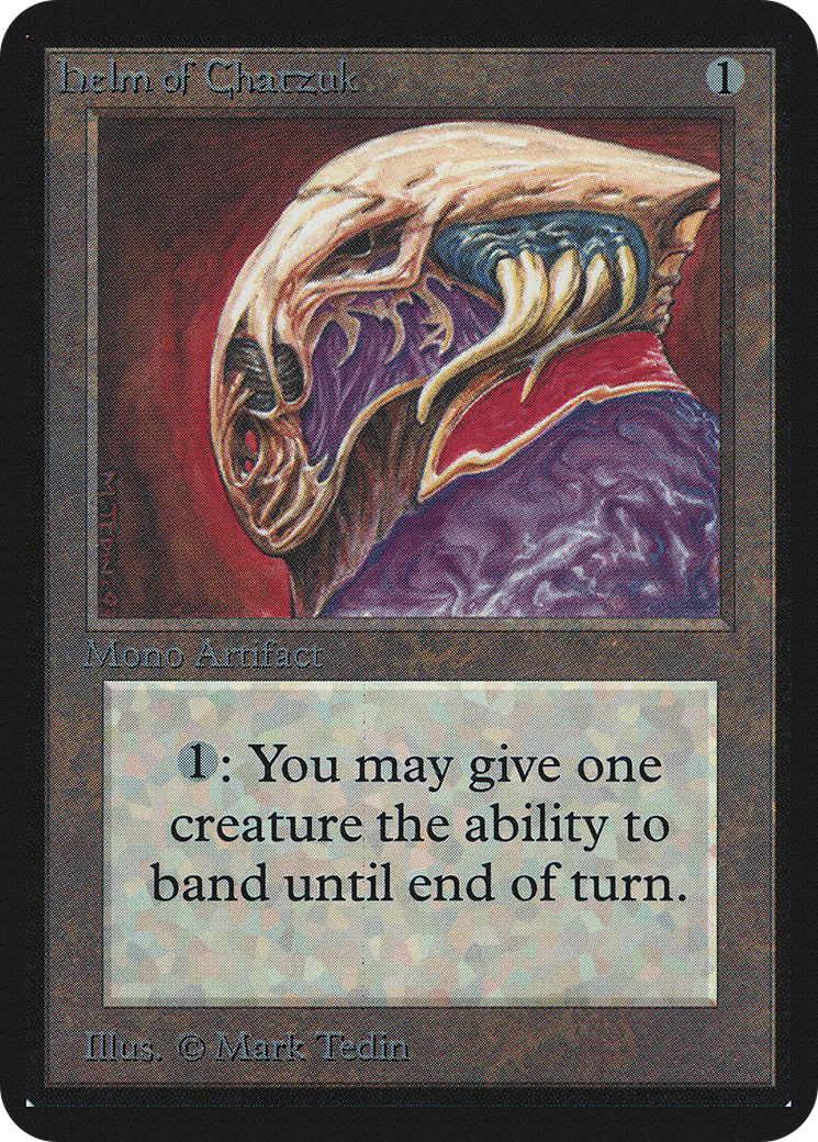 Helm of Chatzuk (LEA-246) - Limited Edition Alpha - Premium MTG Single from Wizards of the Coast - Just $0! Shop now at Game Crave Tournament Store