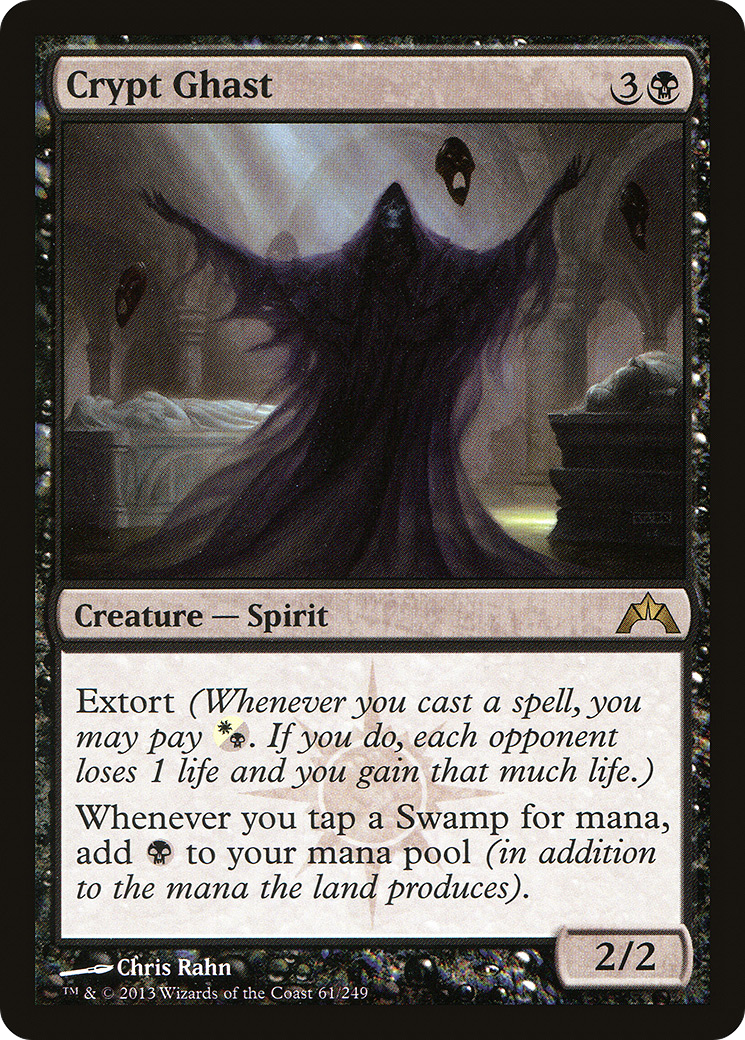 Crypt Ghast (GTC-061) - Gatecrash - Premium MTG Single from Wizards of the Coast - Just $1.43! Shop now at Game Crave Tournament Store