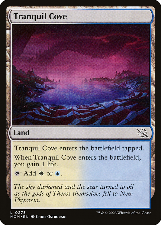 Tranquil Cove (MOM-275) - March of the Machine Foil - Premium MTG Single from Wizards of the Coast - Just $0.08! Shop now at Game Crave Tournament Store