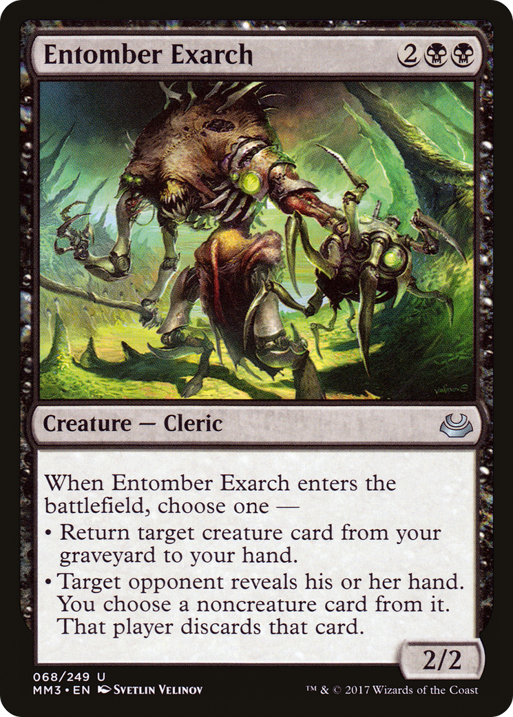 Entomber Exarch (MM3-068) - Modern Masters 2017 Foil - Premium MTG Single from Wizards of the Coast - Just $0.11! Shop now at Game Crave Tournament Store