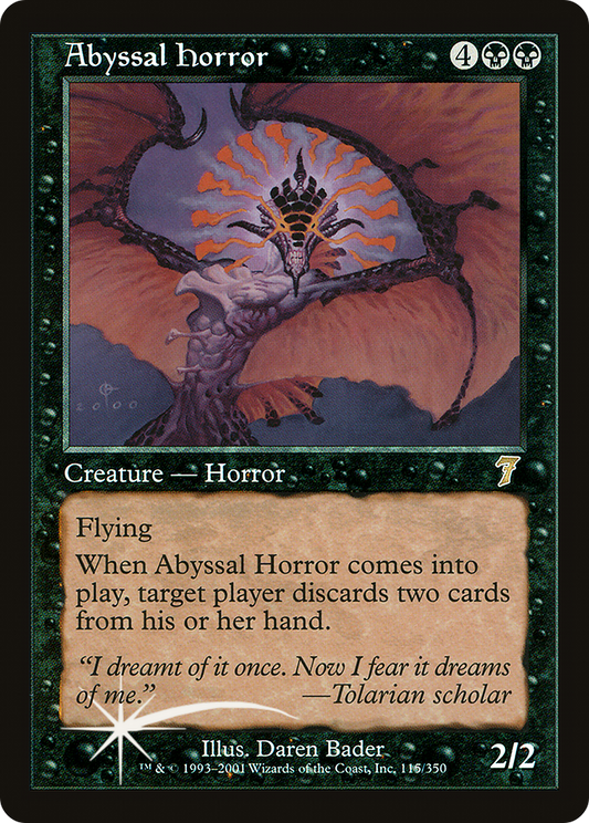 Abyssal Horror (7ED-115★) - Seventh Edition Foil - Premium MTG Single from Wizards of the Coast - Just $7.20! Shop now at Game Crave Tournament Store