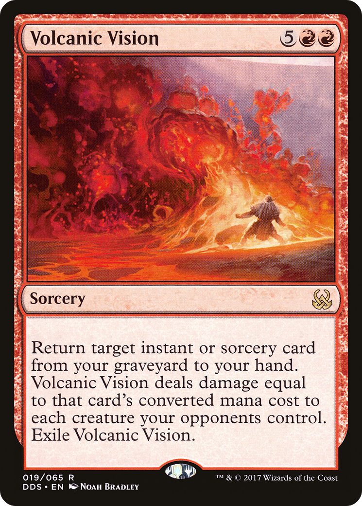 Volcanic Vision (DDS-019) - Duel Decks: Mind vs. Might - Premium MTG Single from Wizards of the Coast - Just $0.08! Shop now at Game Crave Tournament Store