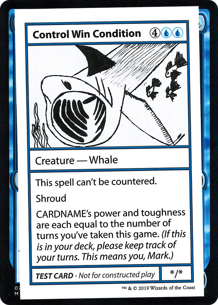 Control Win Condition (CMB2-019) - Mystery Booster Playtest Cards 2021 - Premium MTG Single from Wizards of the Coast - Just $0.23! Shop now at Game Crave Tournament Store