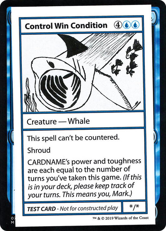 Control Win Condition (CMB2-019) - Mystery Booster Playtest Cards 2021 - Premium MTG Single from Wizards of the Coast - Just $0.23! Shop now at Game Crave Tournament Store