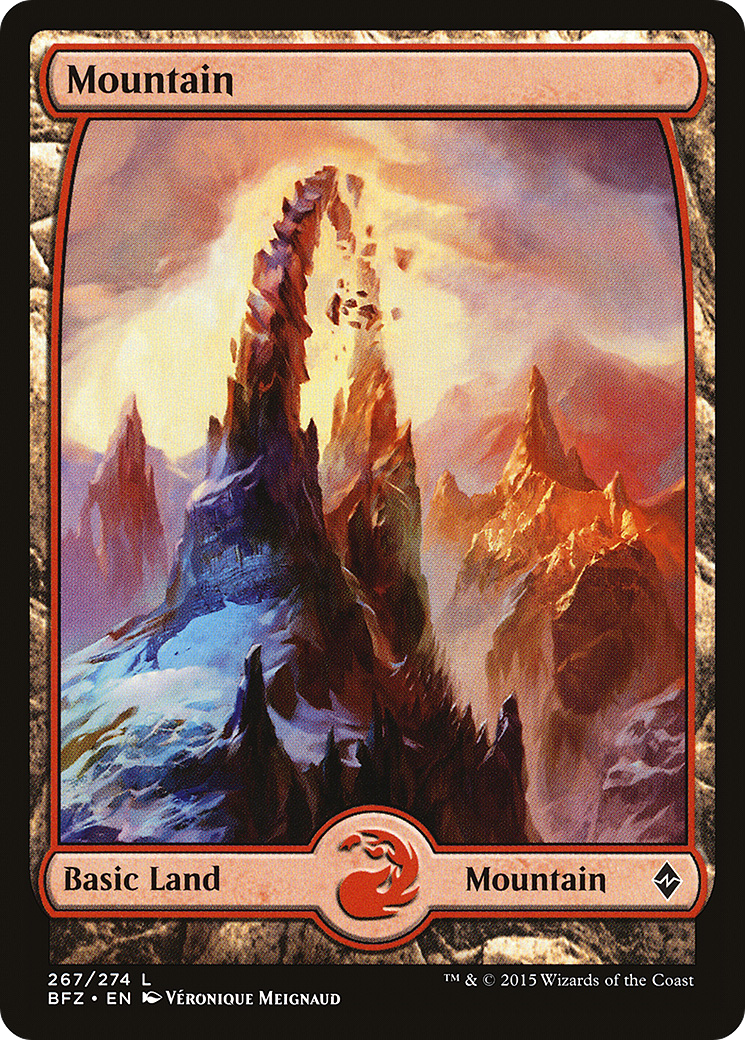 Mountain (BFZ-267) - Battle for Zendikar - Premium MTG Single from Wizards of the Coast - Just $0.08! Shop now at Game Crave Tournament Store