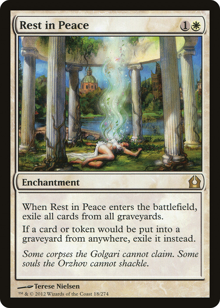 Rest in Peace (RTR-018) - Return to Ravnica Foil - Premium MTG Single from Wizards of the Coast - Just $0.68! Shop now at Game Crave Tournament Store