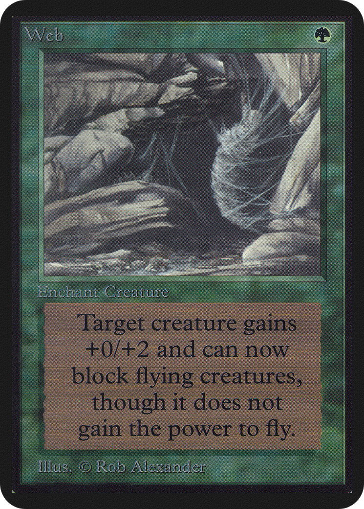 Web (LEA-228) - Limited Edition Alpha - Premium MTG Single from Wizards of the Coast - Just $0! Shop now at Game Crave Tournament Store