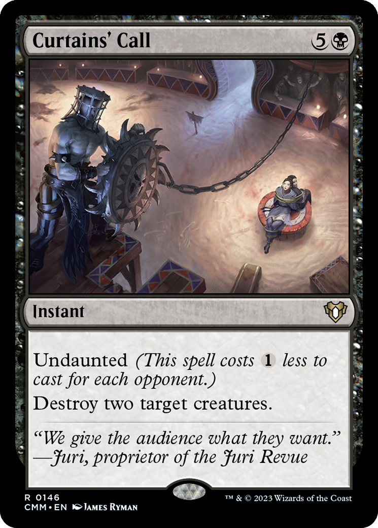 Curtains' Call (CMM-146) - Commander Masters - Premium MTG Single from Wizards of the Coast - Just $0.09! Shop now at Game Crave Tournament Store