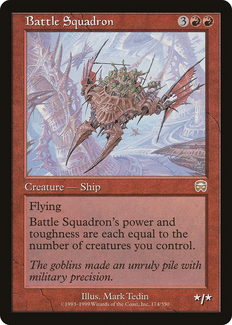 Battle Squadron (MMQ-174) - Mercadian Masques Foil - Premium MTG Single from Wizards of the Coast - Just $3.57! Shop now at Game Crave Tournament Store
