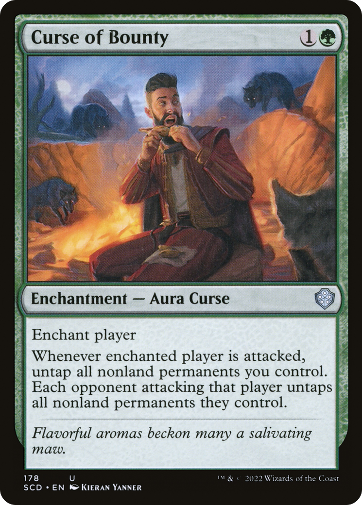 Curse of Bounty (SCD-178) - Starter Commander Decks - Premium MTG Single from Wizards of the Coast - Just $0.12! Shop now at Game Crave Tournament Store