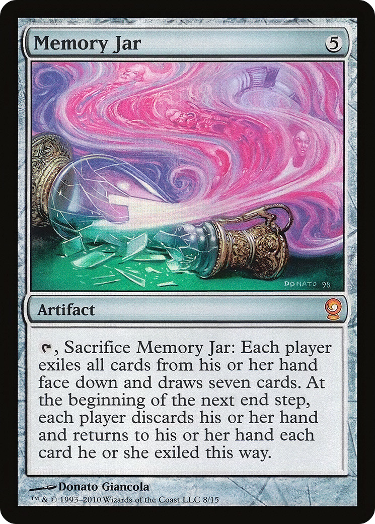 Memory Jar (V10-008) - From the Vault: Relics Foil - Premium MTG Single from Wizards of the Coast - Just $9.64! Shop now at Game Crave Tournament Store