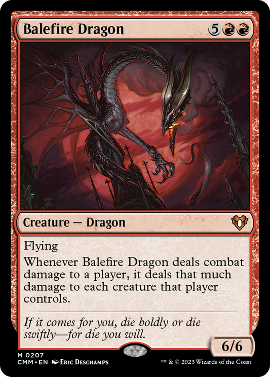 Balefire Dragon (CMM-207) - Commander Masters Foil - Premium MTG Single from Wizards of the Coast - Just $11.81! Shop now at Game Crave Tournament Store
